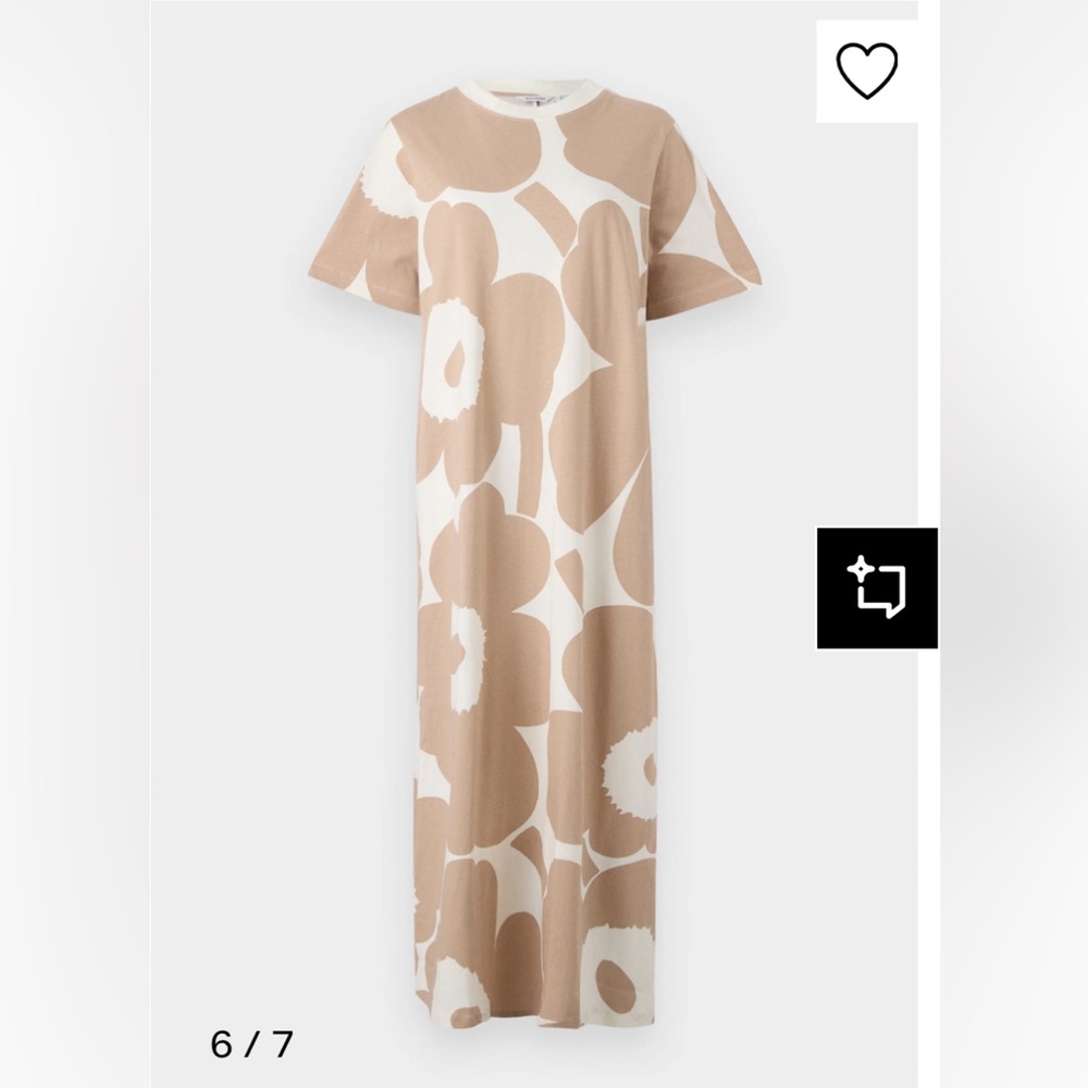 New Marimekko Pahlo Unikko midi dress - Picture 7 of 8
